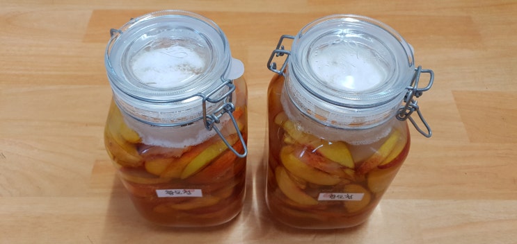  황도청 & 황도잼 만들기!!
