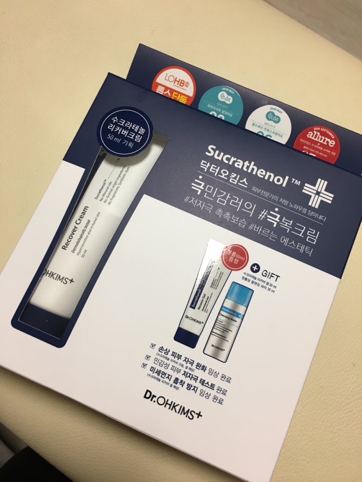  닥터오킴스 수크라테놀 리커버 기획 민감성피부,극복크림,닥터오킴스,수크라테놀,롭스,홍조크림,판테놀크림