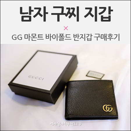 남자 구찌 지갑 면세점 구매 상세후기 &마몬트 반지갑 가격 및 내부