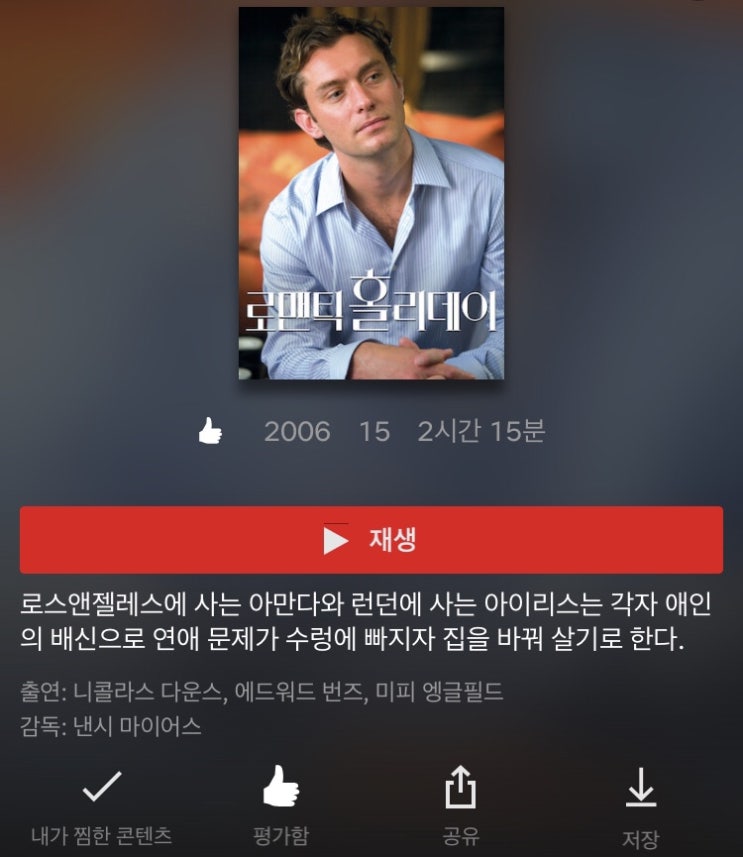  로맨틱홀리데이 The Holiday, 2006