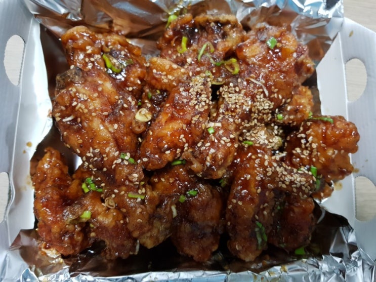  [비비큐 bbq 치킨] 극한매운왕갈비치킨 맛있다! (많이 매운줄 알았는데 하나도 안매움) 카카오톡 선물하기 할인중