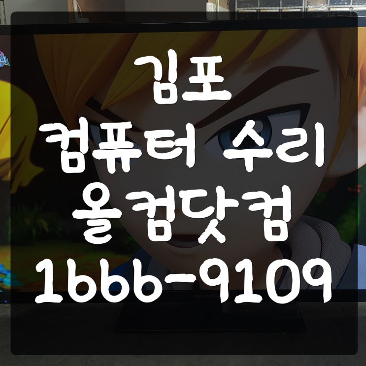  김포 컴퓨터 수리 바이러스 악성코드 윈도우 손상 출장 AS