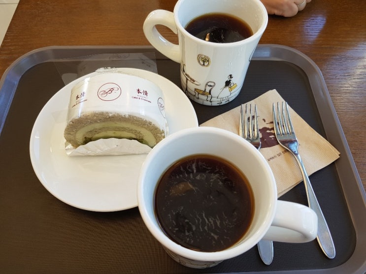  [청주 카페] 본정 가경점 #청주브랜드 #말차롤 케이크 강추