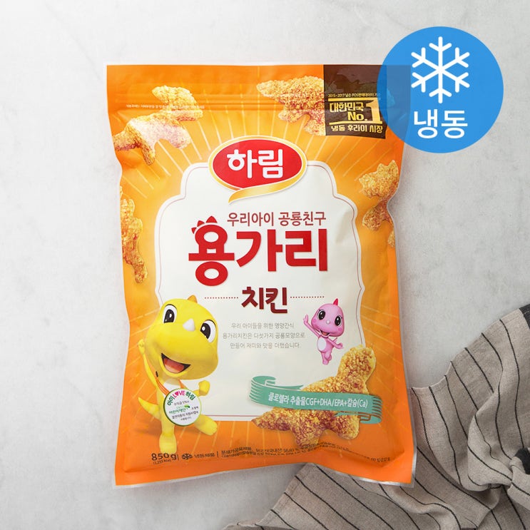  {인기상품} 하림 용가리치킨 (냉동), 850g, 1개