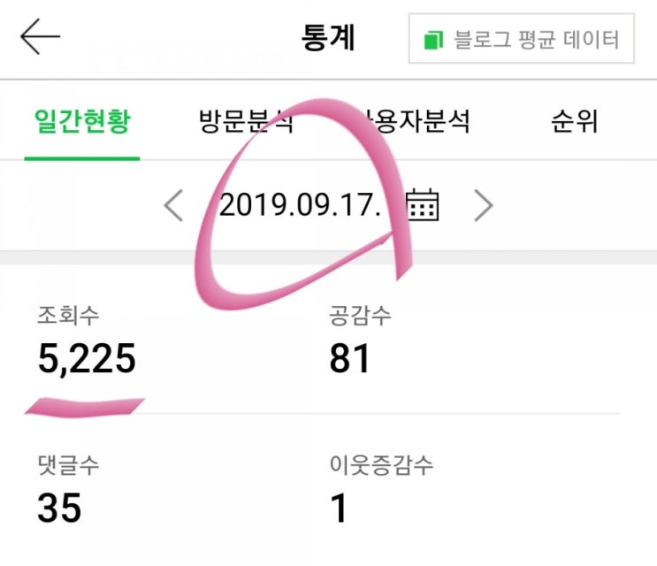  블로그 운영 2달만에 일방문자 4000명 돌파!