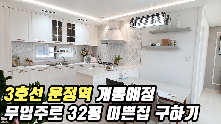 파주시 동패동 신축빌라 | 깨끗한 실내 인테리어 3호선 운정역 개통예정 무입주금으로 2억초반 입주 가능한집