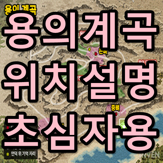  리니지m 초심자를 위한 용계 위치 설명.
