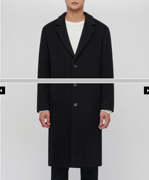  [반짝특가] 캐시미어 블렌드 오버사이즈 싱글 코트 [블랙]|CASHMERE BLEND OVERSIZE SINGLE COAT [BLACK]