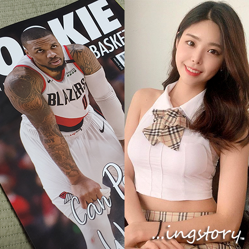  송윤화 치어리더/전방십자인대와 아킬레스건부상/무명대학 NBA스타들/파스칼시아캄/오세근 등 루키더바스켓 9월호