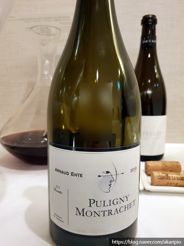  Domaine Arnaud Ente, Puligny Montrachet, 2016 (도멘 아르노 앙뜨, 퓔리니 몽라셰)