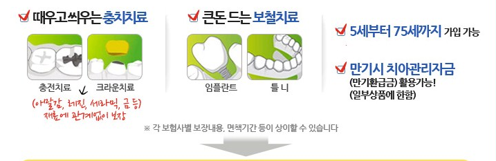  실속 있는 치아보험 치과 치료 부담 더는 치아보험료 보장 금액 계산해보세요!
