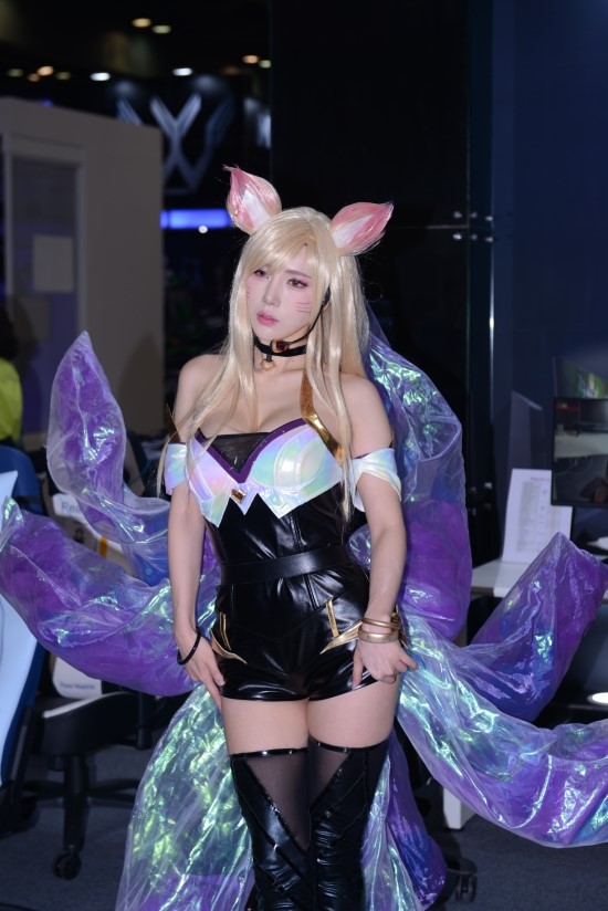  플레이엑스포 레이싱모델 촬영