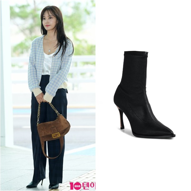  소녀시대 유리 공항패션 속 출국 구두(신발) #렉켄 앵클부츠