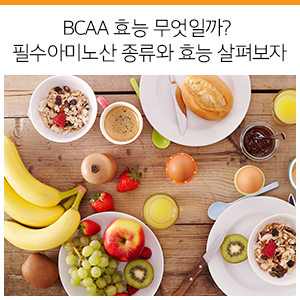 BCAA 효과 무엇일까? 필수아미노산 종류와 효과 살펴보자