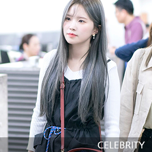  프로미스나인 송하영 공항패션 원피스