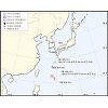 [속보] '태풍 전 단계' 열대저압부, 日오키나와 남쪽 550km 해상 접근