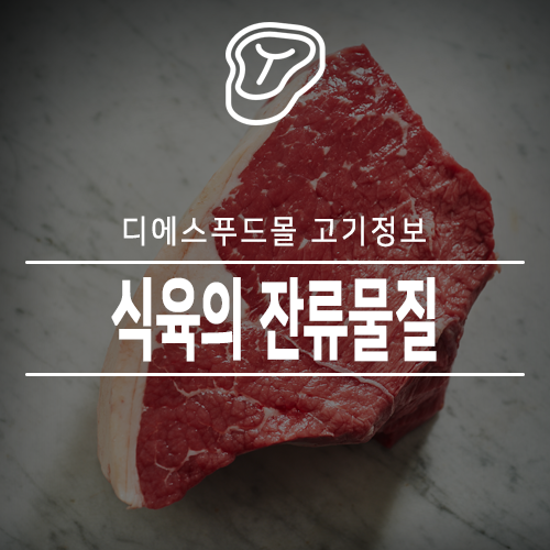  [디에스푸드몰 고기정보] 식육의 잔류 물질