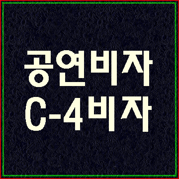  외국인의 한국 공연은 C-4비자