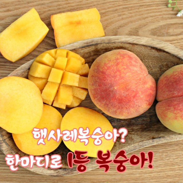  황도복숭아 햇사레 4.5kg [산지직발송]