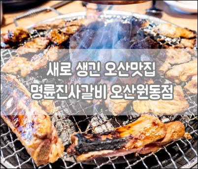  오산맛집ː명륜진사갈비 오산점 드디어 나도 가봤다!