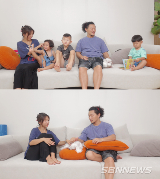  똥강아지들… 하승진은 두 남매에게 마술을 보여준다며 이불~? - sbn뉴스