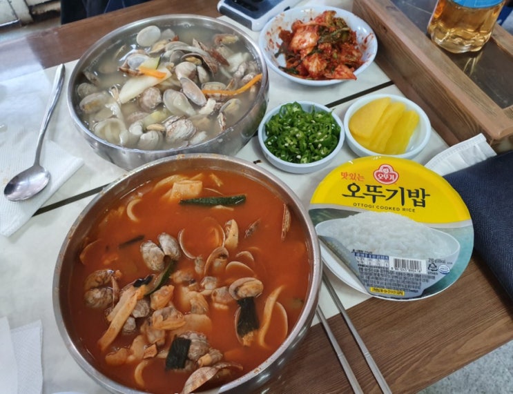  금천구 독산동 _ 백종원 3대천왕 바지락 칼국수 순댕이네 얼큰수제비