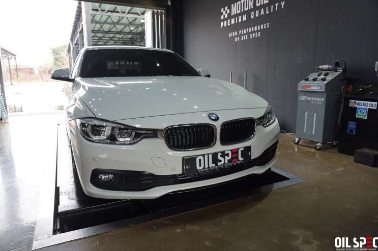  평택수입차엔진오일교환전문점 오일스펙 BMW F30 320D 제넘 XPG 5W-30 합성오일교환