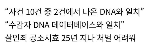  화성연쇄살인사건 DNA 일치 유력 용의자 찾았다,는 기사에 대한 댓글 모음