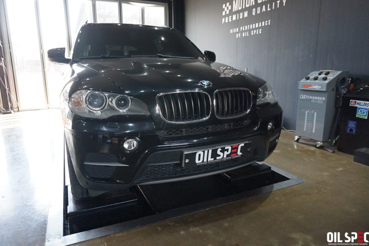  평택수입차엔진오일교환전문점 오일스펙 BMW E70 X5 40D 제넘 XPG 5W-40 합성유교환/ZF 8HP 미션오일교환/아말리 75W-90 X-Drive 4륜디퍼런셜기어오일교환