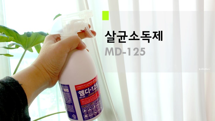 살균소독제 MD-125 우리집 세균지킴이