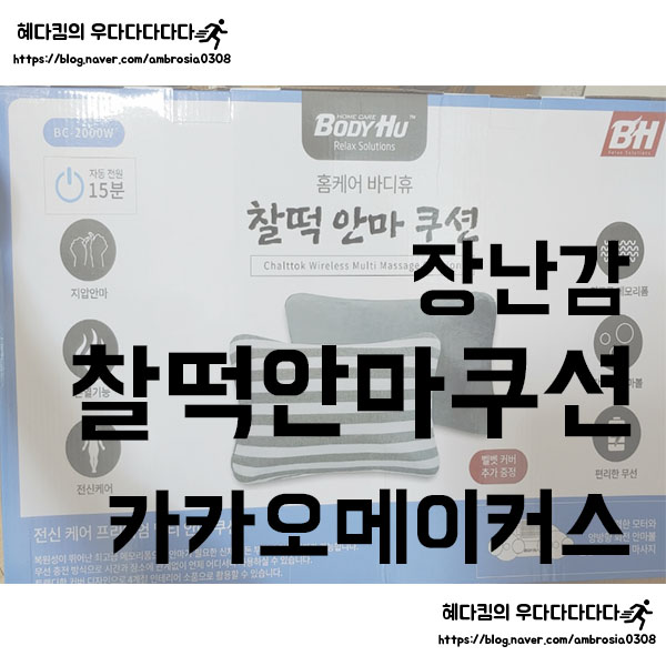  [장난감]홈케어 바디휴 찰떡 안마 쿠션 ver 2/안마쿠션