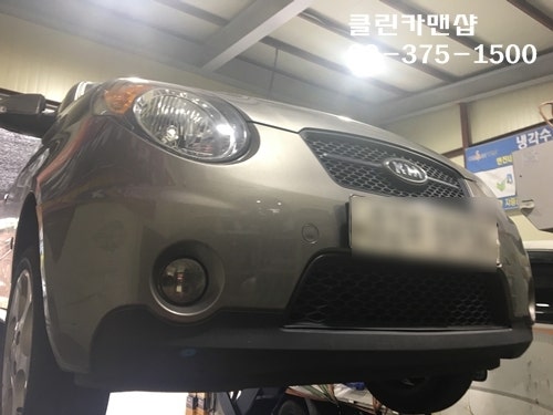 [ 모닝 ] 자동차 소음기 머플러 마후라 교체 교환 / 차 소음기 소리 해결 - 서울 서대문구 카센....