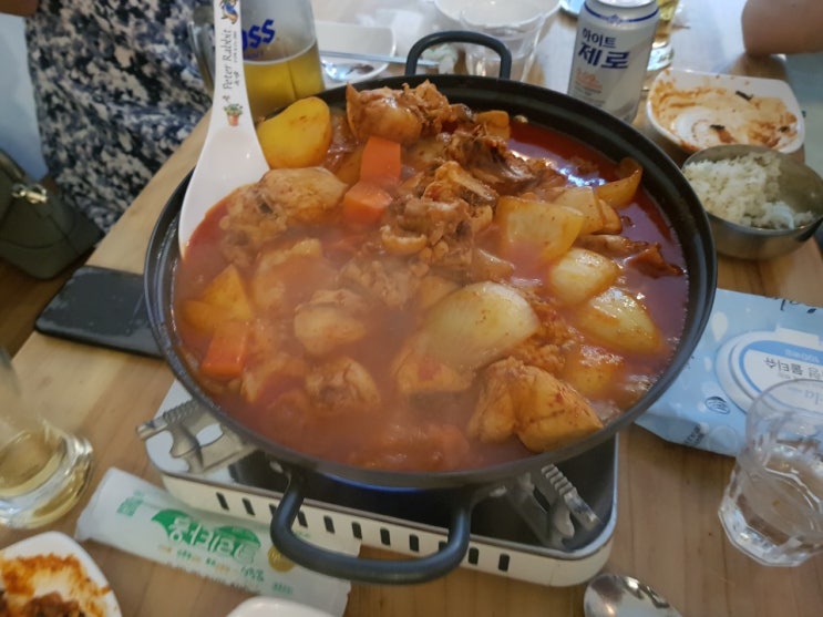  가좌역맛집 사팔칠 쭈꾸미 닭도리탕 가성비 점심 최고