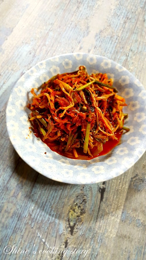 콩나물 잡채 만드는 법~ 전라도식 콩나물 잡채 아삭 새콤달콤 깔끔한 맛