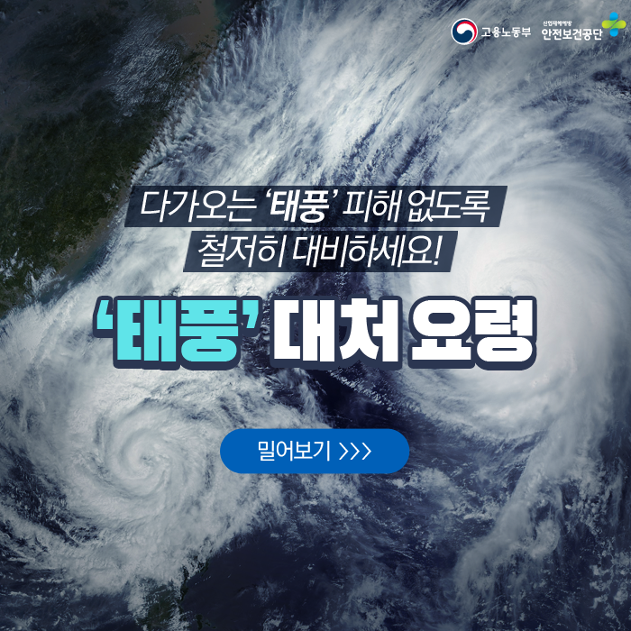  '태풍' 대처요령