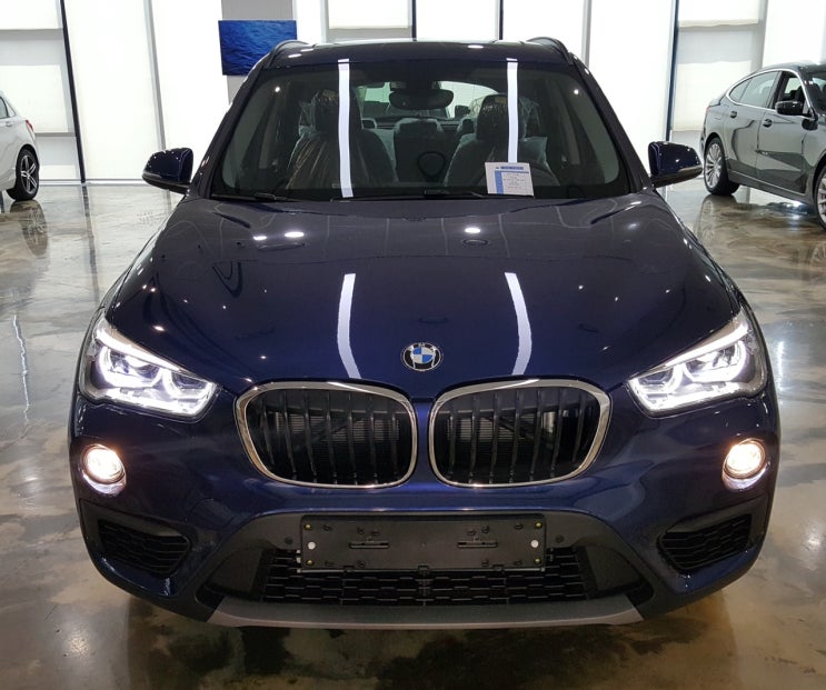 BMW X1 18d Joy 출고 후기 (지중해 블루 / 센사텍 블랙) (풀체인지 신형 2020 페이스리프트 시승 할인 가격 조이 프리미엄 프로모션 리뷰 재고 20d M)