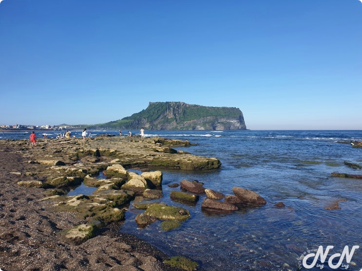  2019.08. 제주도 - 성산 일출 명소, 광치기 해변