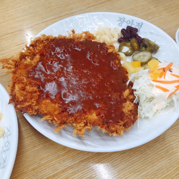 장안동돈까스맛집 백종원삼대천왕 장안정돈까스함박