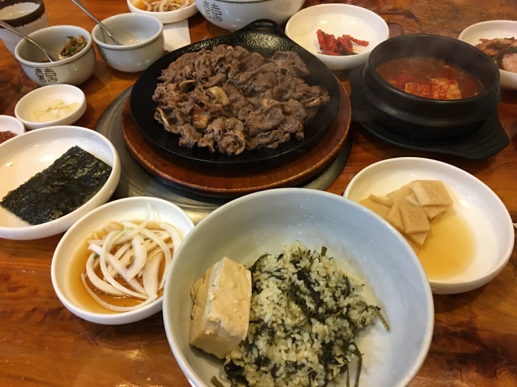  청계산 곤드레집, 석쇠불고기와 곤드레밥의 완벽한 조합 !