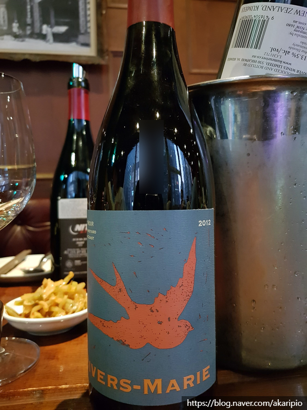  Rivers-Marie, Summa Vineyard Pinot Noir, Sonoma Coast, 2012 (리버스 마리 섬마 빈야드 피노 누아)