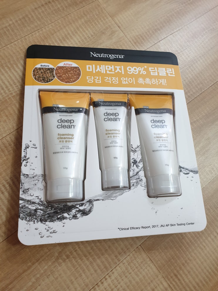  코스트코 폼클렌징 추천) 뉴트로지나 딥클린 포밍 클렌저(미세먼지 99% 딥클린, 당김없이 촉촉하게)