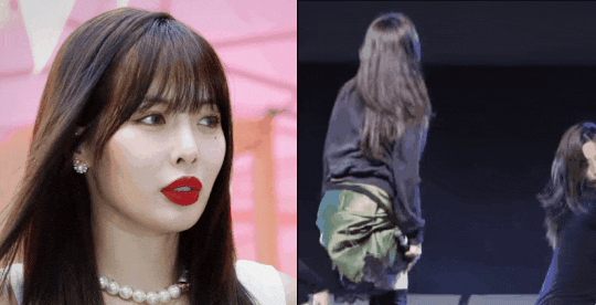  현아 퍼포먼스 논란, 대학 축제서 치마 올려..영상포함