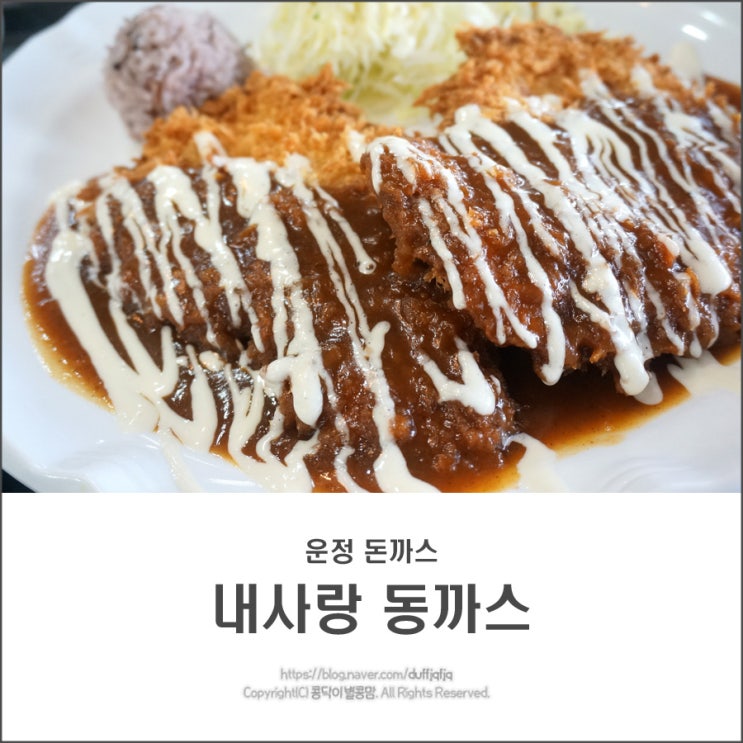  파주 운정 돈까스 아늑한 분위기에서 왕~푸짐하게 즐기는 내사랑 동까스!