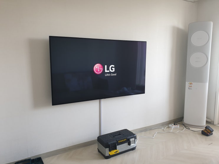 LG 65인치 TV 직구 벽걸이 설치 후기(65SM9000PUA)