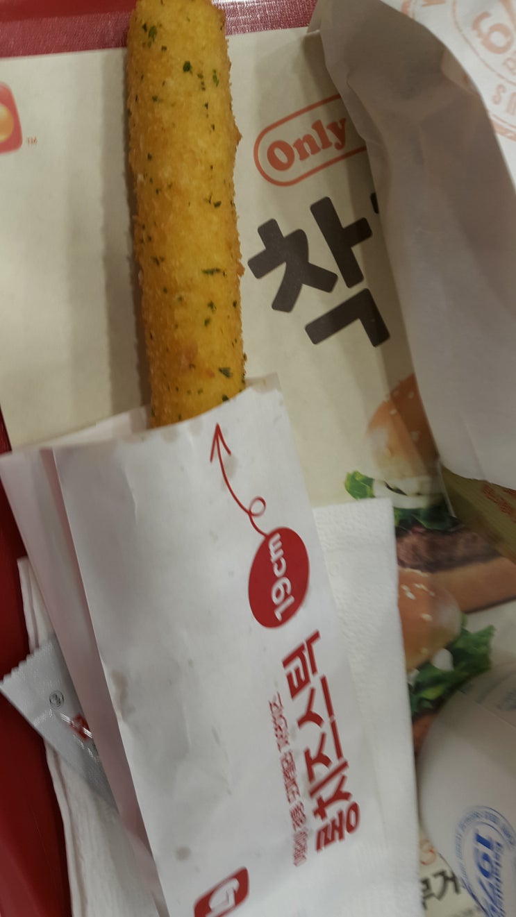  롯데리아-새로 맛본 메뉴