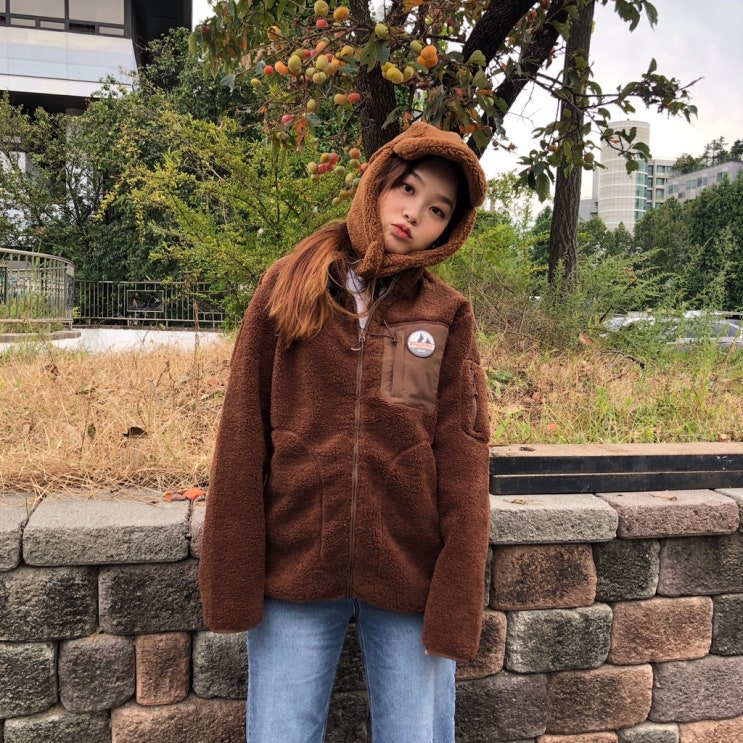  디스커버리 하이넥 후리스 여자 라지사이즈 착용후기 , 에이프릴나은이랑 짱유도 입었대 !