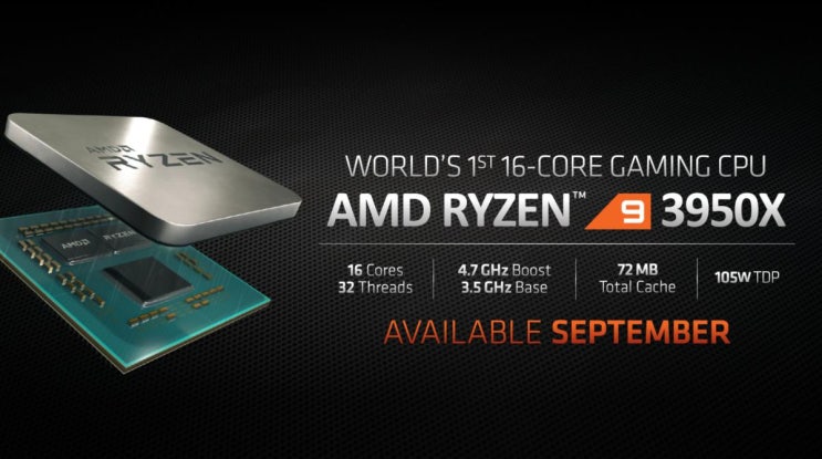 AMD, 라이젠3950X,3세대 쓰레드리퍼 11월 출시