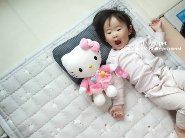  베베누보 전기장판 유아용 활용기