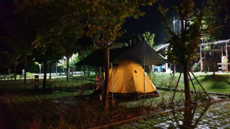  [40th. '19.9.21-22] 임실 강변사리 캠핑장, 우중 단독 전세캠핑! (부제: 비오는 날에는 전!)