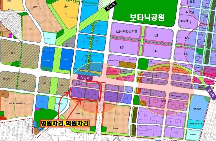  마곡지구상가분양정보....마곡역초역세권 병원자리, 학원자리 상가임대